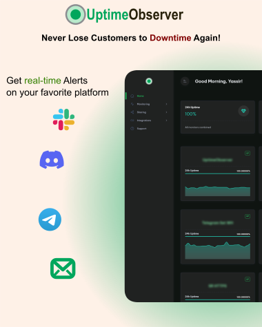 UptimeObserver: Website Uptime Monitoring